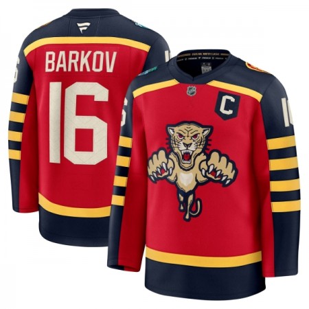 Miesten NHL Florida Panthers Pelipaita 2025-26 Fanatics Premium Aleksander Barkov Winter Classic Punainen